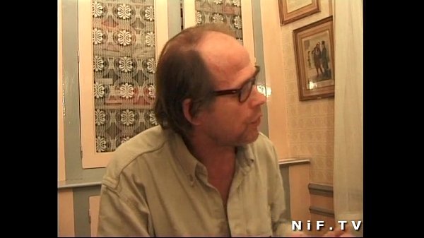 French blonde babe in glasses gets fucked and jizzed on her boobs