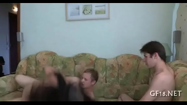 Teen girlfriend gets fucked by group while boyfriend watches