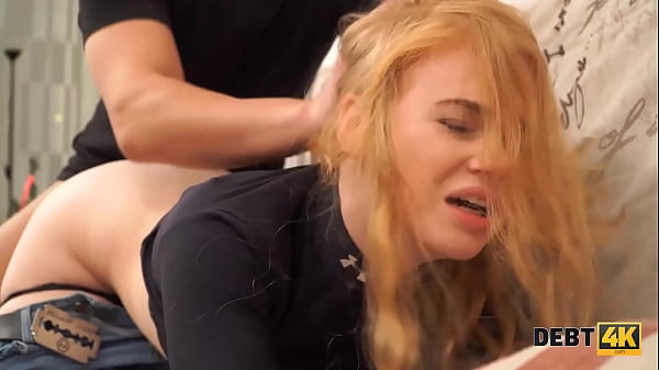 Russian teen pays debt with rough deepthroat sex