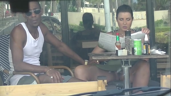 Helena Price cheats with black lover in public