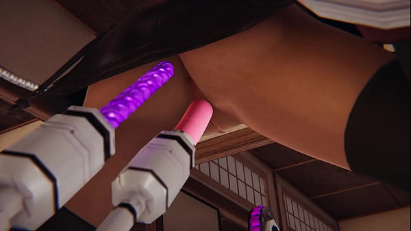 Tifa Lockhart 3D sex machine scene in Final Fantasy 7 Remake KChentai