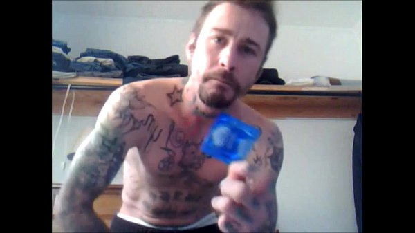 Tattooed solo boy Meatman24 cums with big cock