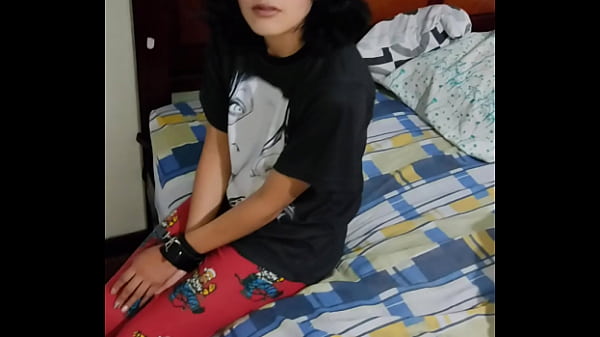 Skinny stepsister Vyseramirezx gets tied up and fucked in school uniform