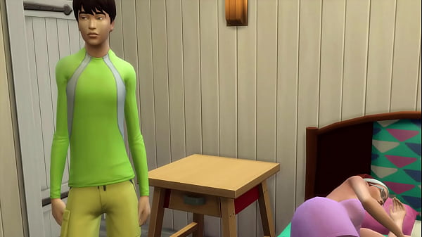 Step son fucks mom after jogging home with Comixfun