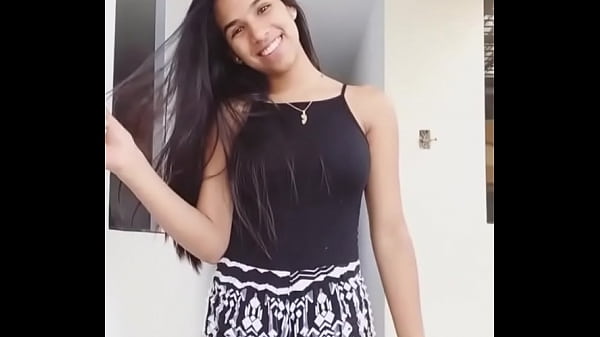 Horny brunette