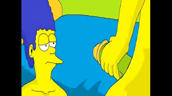 Homer Simpson anal missionary style with Marge