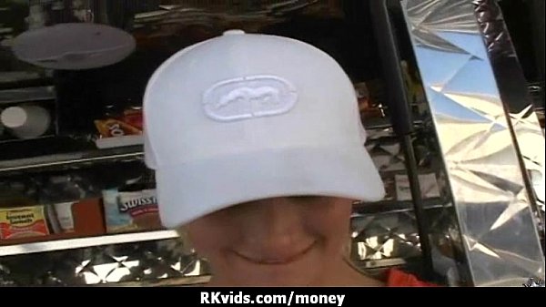 Teen hooker gets paid for sex on tape