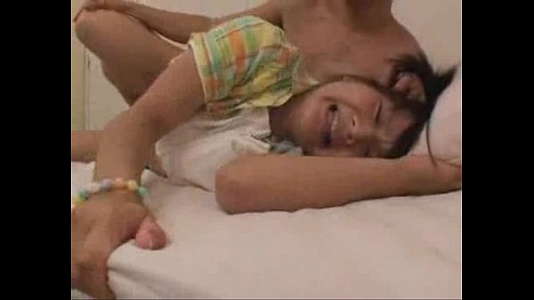 Japanese teen gets hairy pussy fucked and cummed on