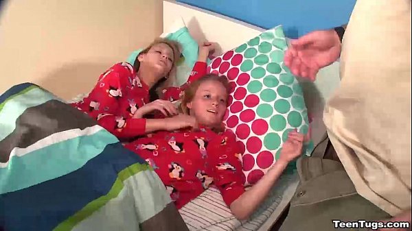 Alyssa Hart gives double handjob POV with big dicks