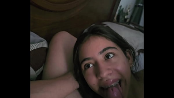 Bitchsultry's pretty-face step sister gets sucked by huge cock