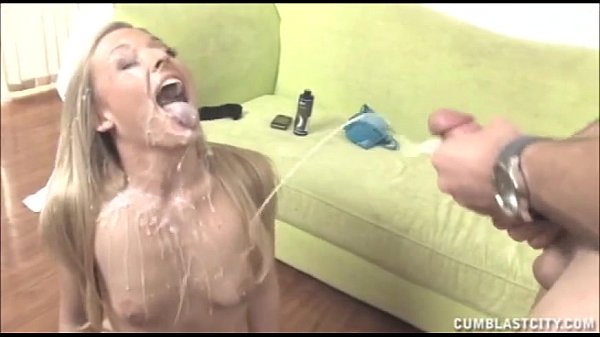 Grandma takes a big cock cumshot from Cum Blast City
