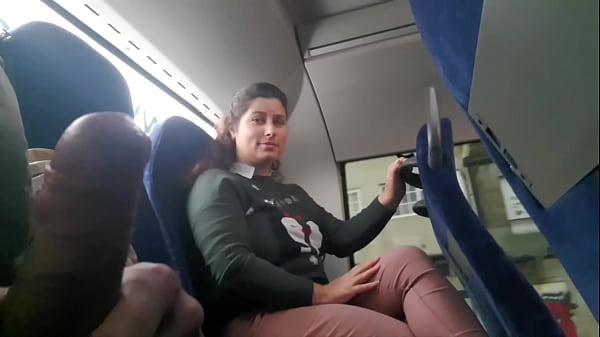 ExpressiaGirl gets seduced by a Brunette MILF into a Bus public sex encounter