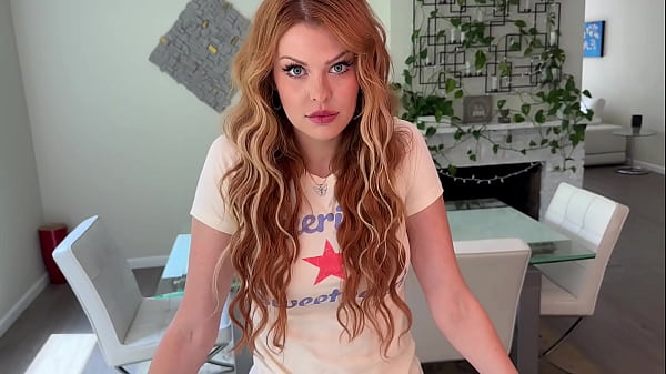 Redhead babysitter Elly Clutch gives Scott Stark two cumshots