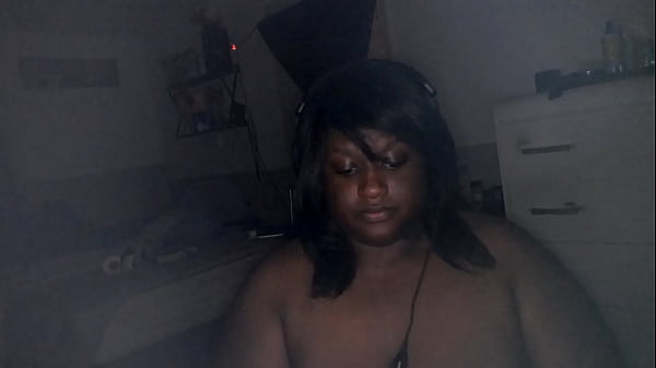 Lovelyapriltiara ebony gamer girl masturbation solo cam session with big tits and bbw nipple play