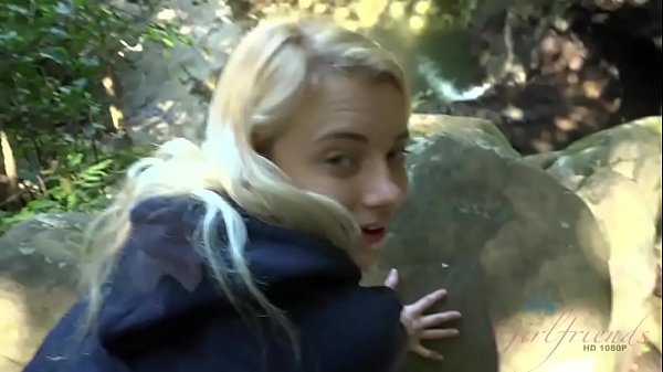 Riley Star blowjob in forest
