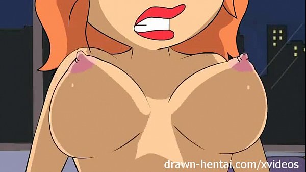 Family Guy redhead Lois Griffin drawn hentai parody threesome