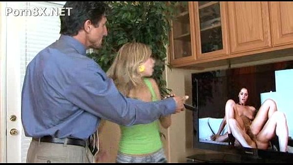 Nicole Ray babysitter seduces couple