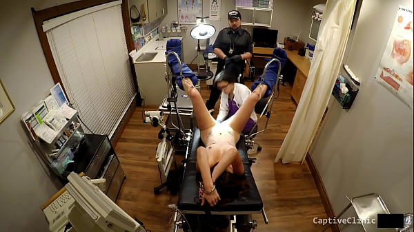 Doctor Tampa strips Katie St Ives in humiliating cavity search