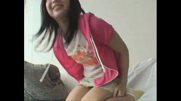 Asian Teen Girl Masturbates in Socks and Lacy Panties