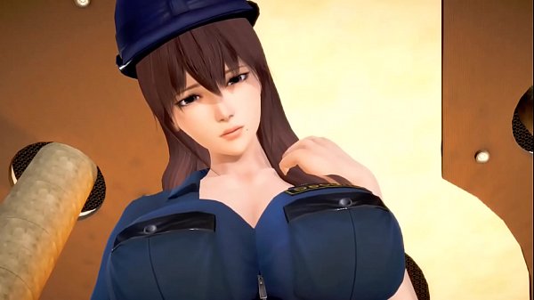 Japanese policewoman hentai masturbation