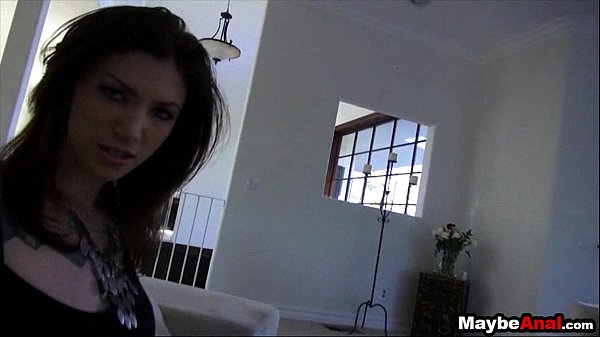 Teen girl with tattoos gets fucked in the ass by Indigo Augustine