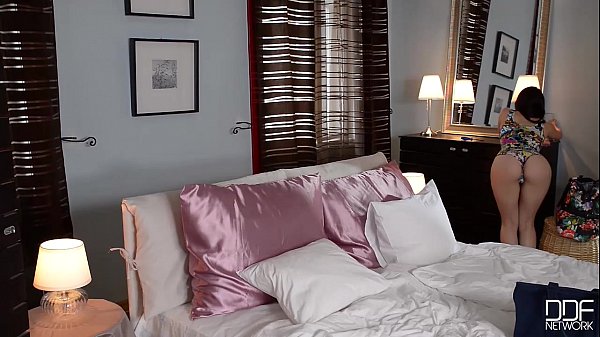 Lucy Heart and Valentina Nappi fuck burglar doggy style
