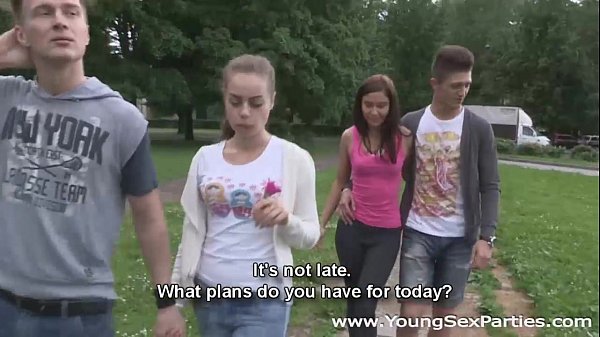 Rita Milan and Foxy join a wild teen gangbang at a home party with Young Libertines