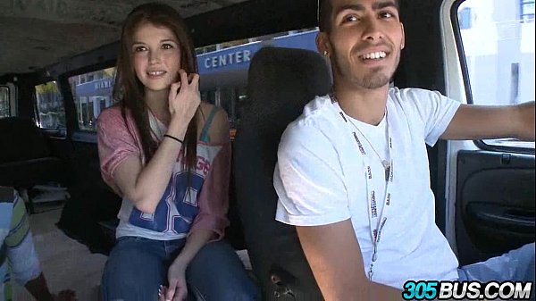Tiffany Fox 18 year old blonde teen gives blowjob for money
