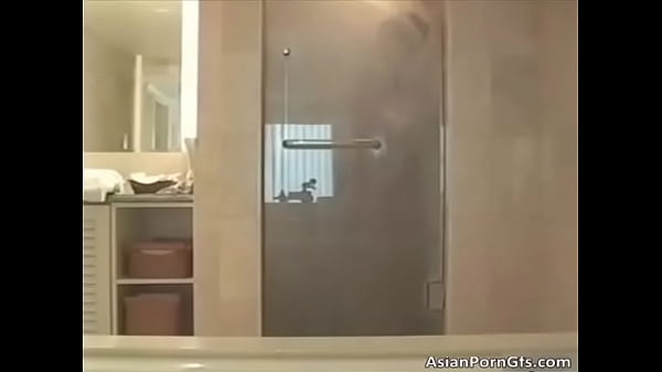Asian teen slut gets naked and fucked by black guy