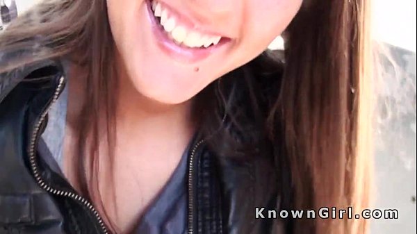 Euro girlfriend fucks big dick in POV