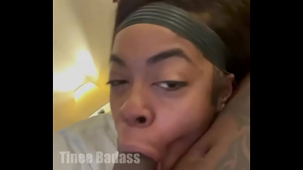 Tinee Badass BBC oral with petite ebony couple