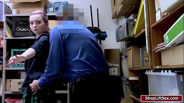 Blonde shoplifter Lexi Lore gets fucked doggystyle