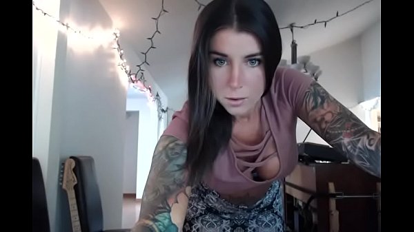 Felicity Feline dances topless in living room