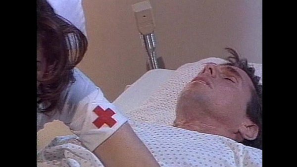 Vanessa Chase and Peter North in a nurse threesome