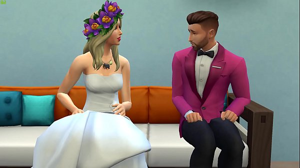Wife gets first creampie after marrying her teen blonde husband Comixfun