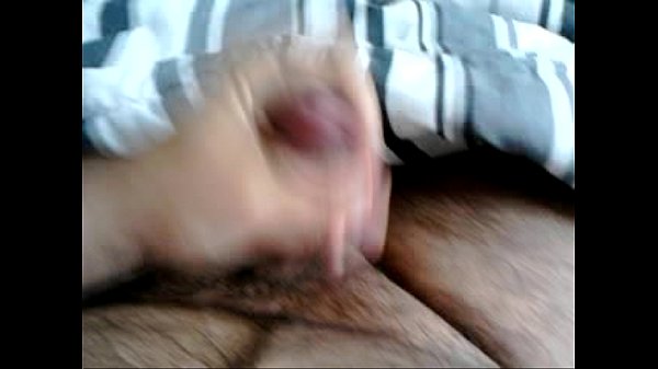 Guy jerks off in the morning