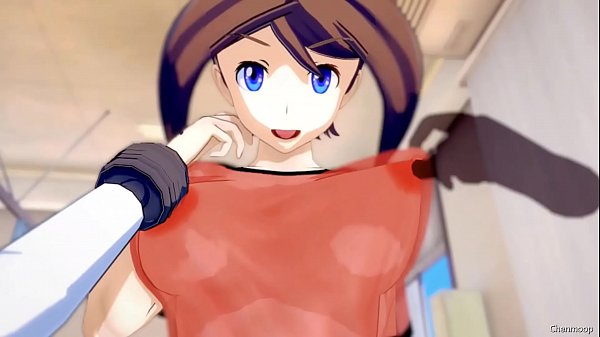 Japanese hentai babe Chenmoop masturbates softly