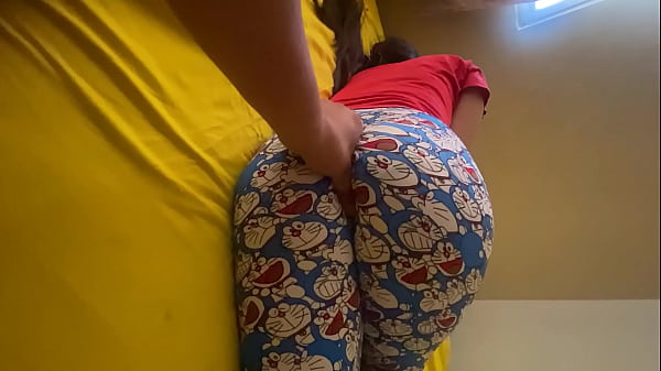 Stepdad spanks me in my room when Im being bad with my big ass