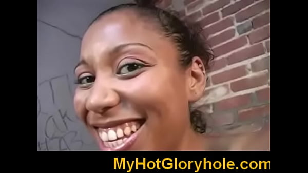 Gorgeous women giving gloryhole blowjobs for the first time