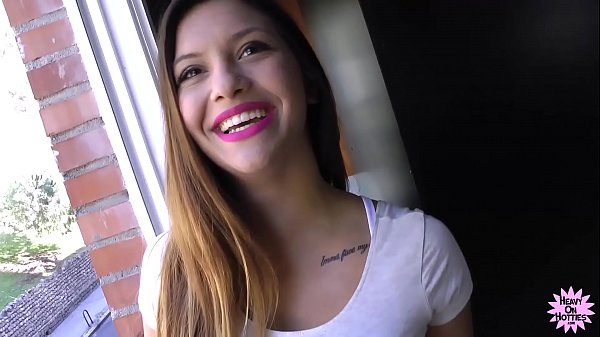 European brunette teen sucks and fucks in cowgirl position