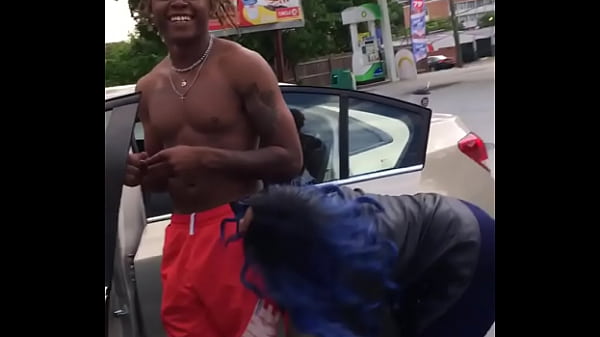 bbw bbw flashing public nudity bbc at gas station with Handsomedevan
