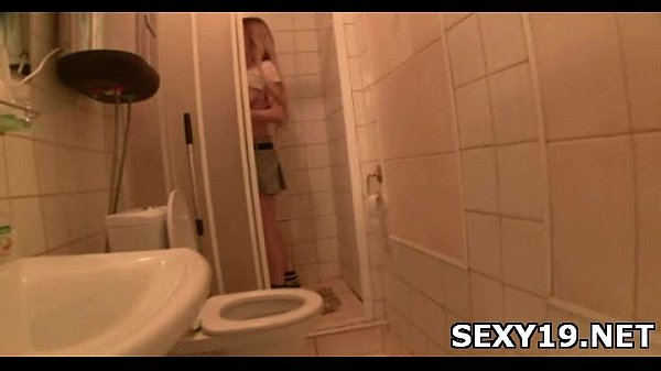 Teen coed gets her tits kissed by older man