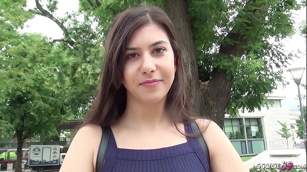 Petite teen Anya Krey seduced for cash in public