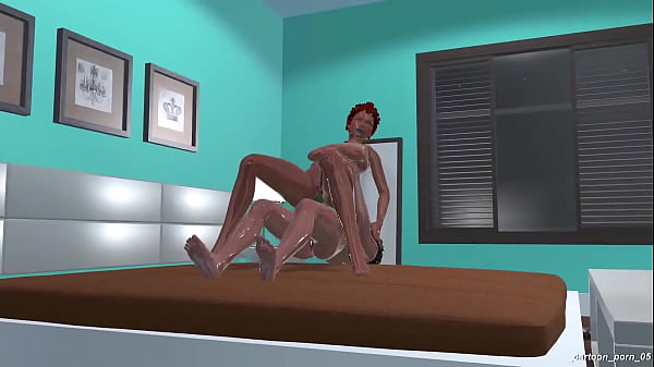 Rough lesbian strapon anime hentai 3d
