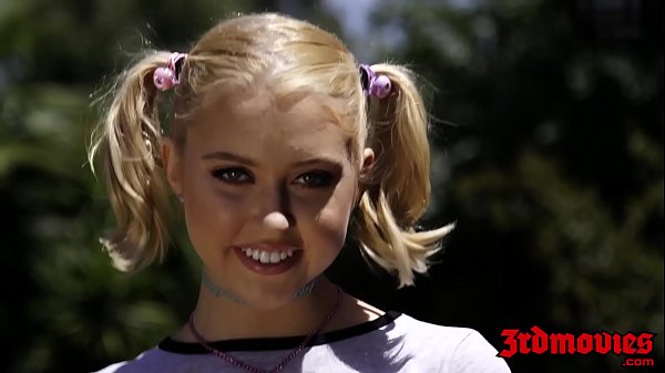 Chloe Couture teen blonde gets big cock anal creampie