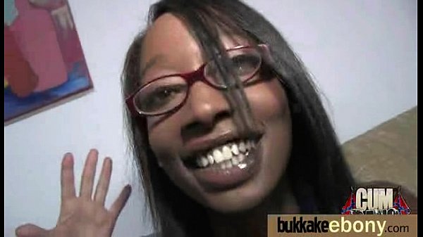 Ciurybury's ebony girlfriend joins interracial gangbang with multiple men