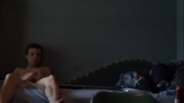 Measle solo boy masturbates alone