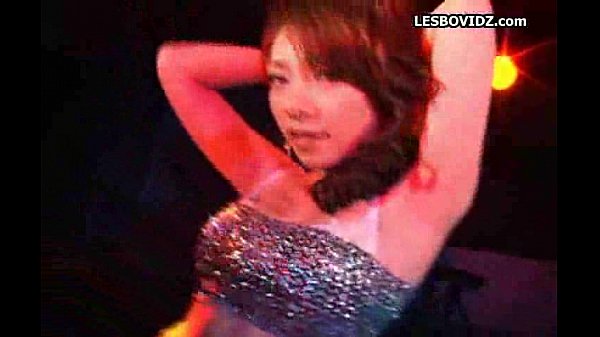 Asian teens dancing and kissing each other