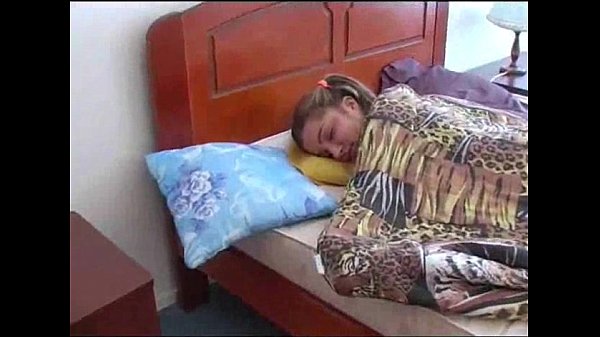 Step mom wakes step daughter's friend for school while step dad sleeps