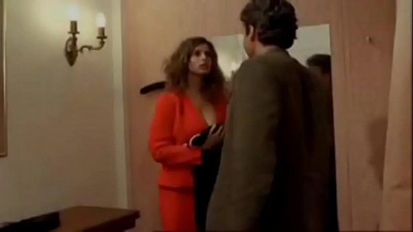 Debora Caprioglio blonde softcore movie scene